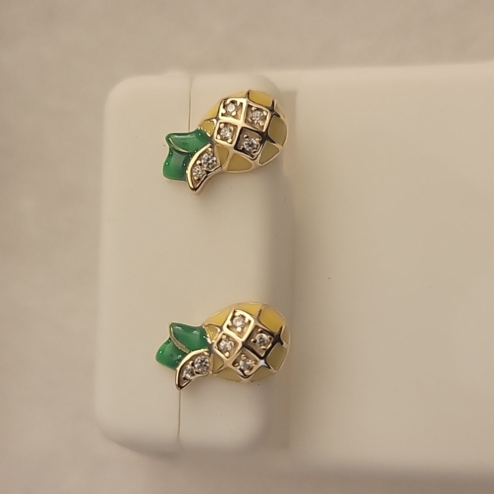 Pineapple earrings 925